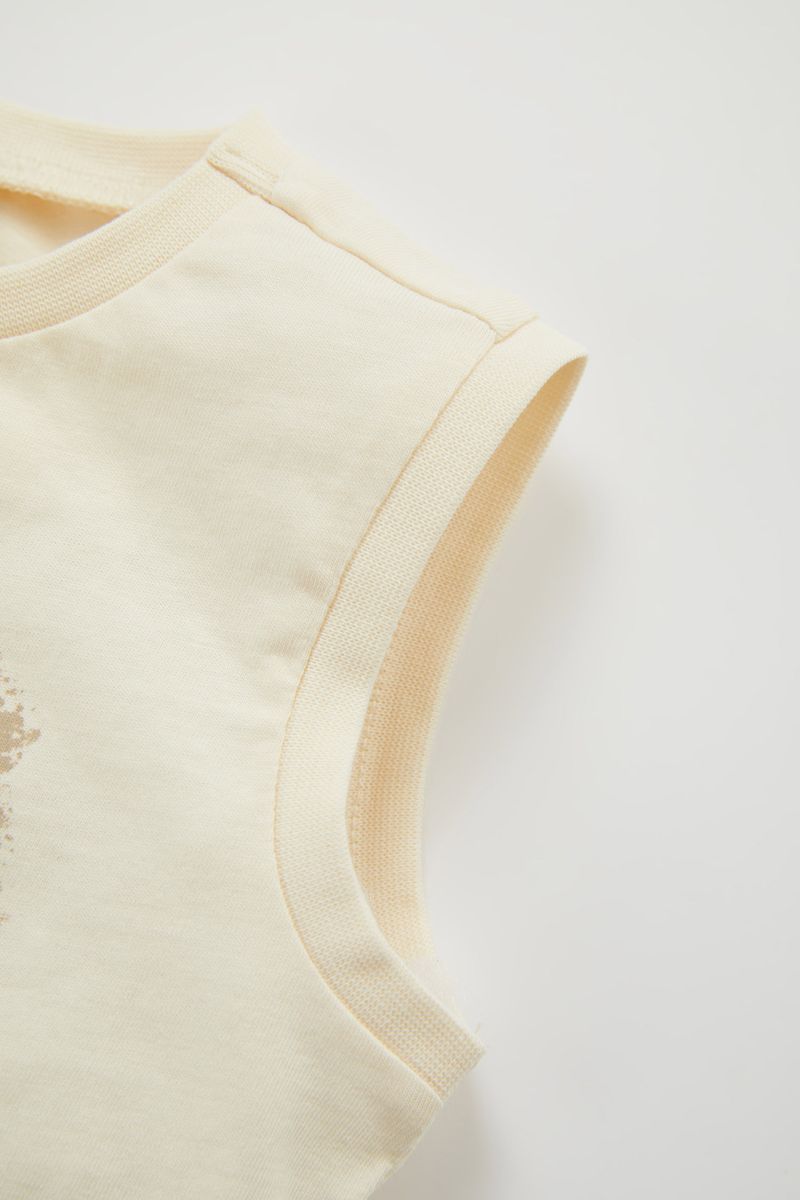 BabyBoy Casual Regular Fit Knitted Athlete - Ecru