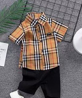 Baby Boys Top Shirt And Short Set 2pcs Kids Set