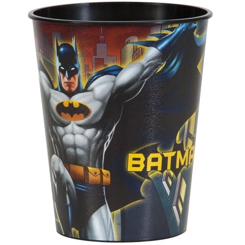 Batman 16oz Plastic Favor Cup