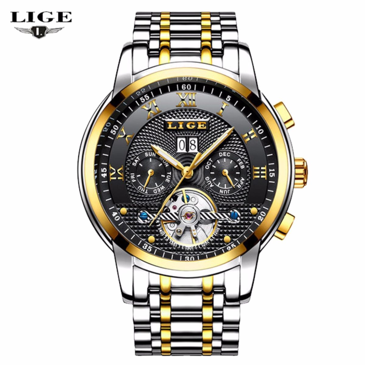 Mens Watches Mechanical Automatic Watches Men 9841