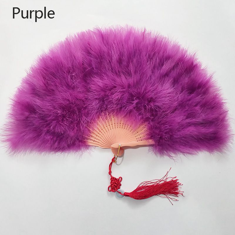 Decorative Feathered Fan Feather Feather Handmake Good Black Nature Pink 1pc Fans Blue Aqumotic White Red Vintage Thicken