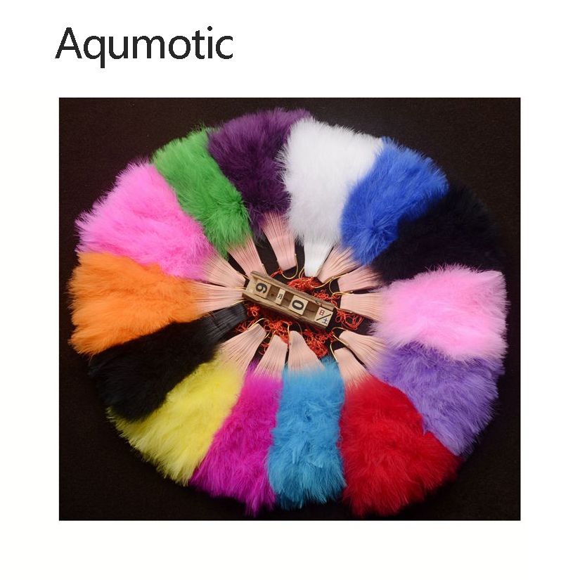Decorative Feathered Fan Feather Feather Handmake Good Black Nature Pink 1pc Fans Blue Aqumotic White Red Vintage Thicken