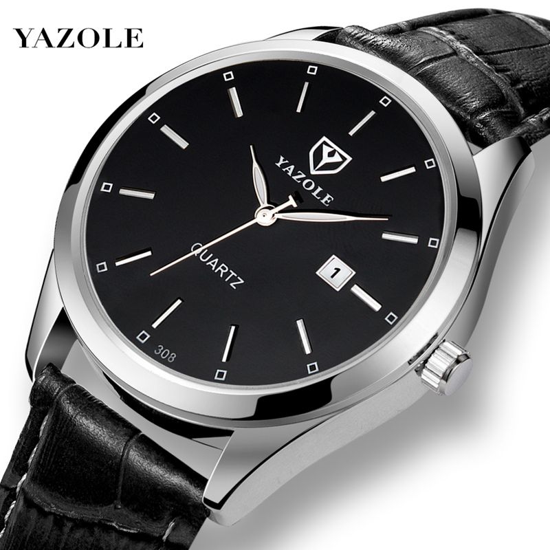 Watch Fashion Sports Men Quartz Watches Wristwatch Gift For Male YZL308H-Black