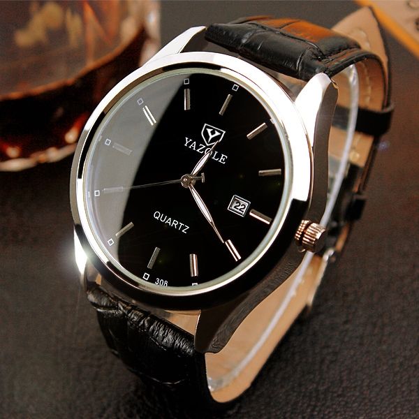 Watch Fashion Sports Men Quartz Watches Wristwatch Gift For Male YZL308H-Black