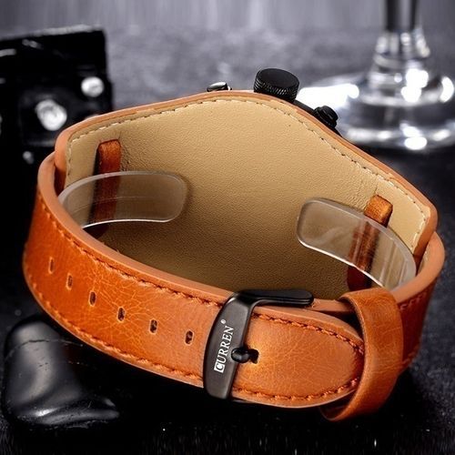Men's Sport Watch Leather Strap Fashion Watch Quartz Watch
