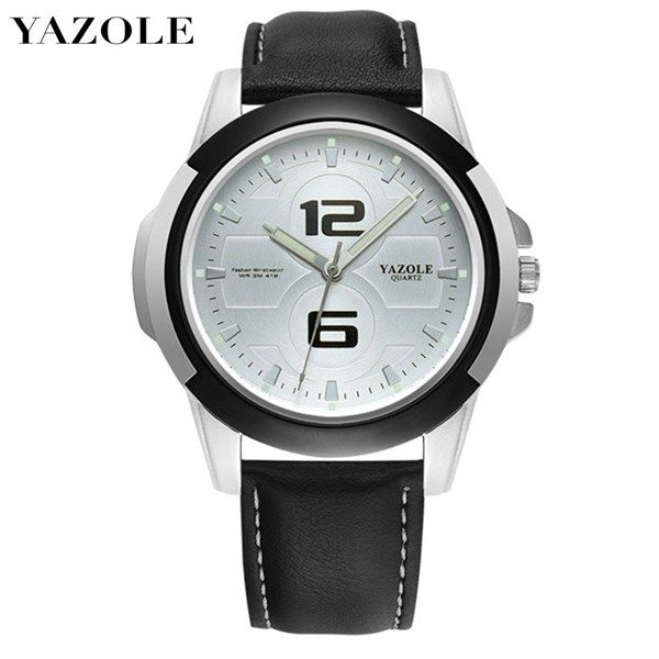 Brand Watch Fashion Men Quartz Watches Male YZL418-Black