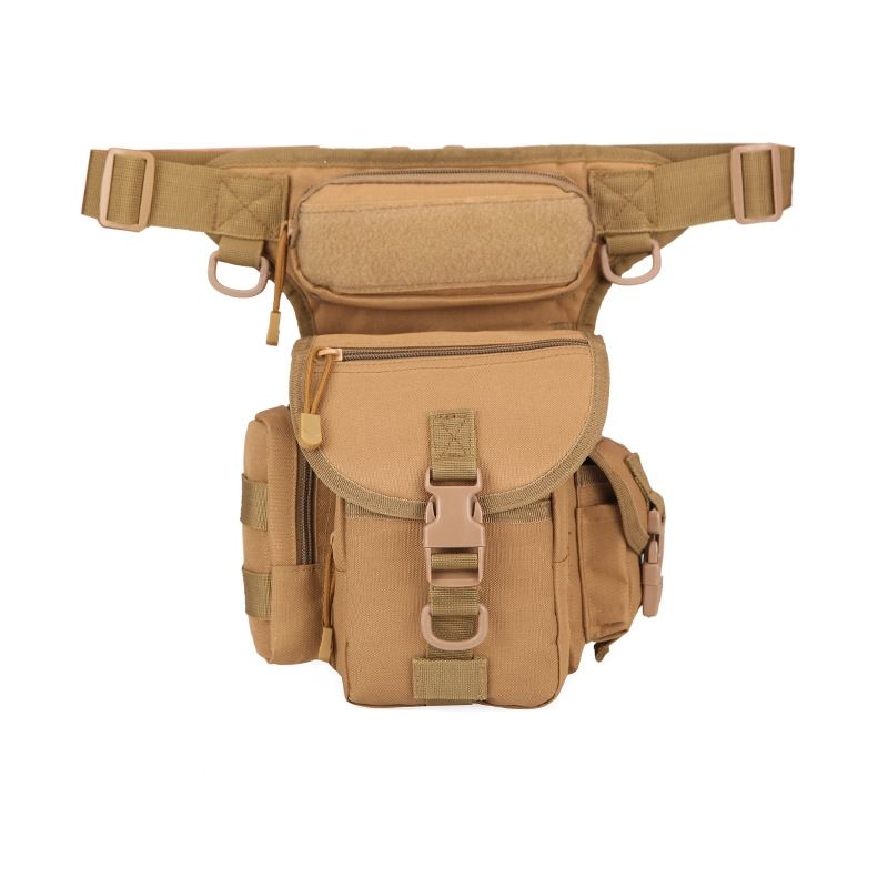 A90 Waterproof Oxford Cloth Messenger Bag Photography Equipment Sports Leg Bag(Brown)