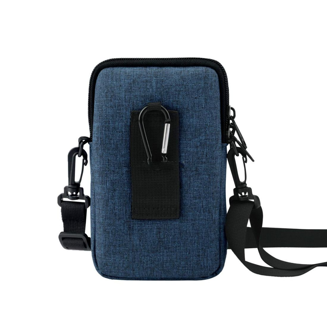 YIPINU Multifunctional Hanging Neck Mini Waterproof Mobile Phone Storage Bag(Dark Blue)