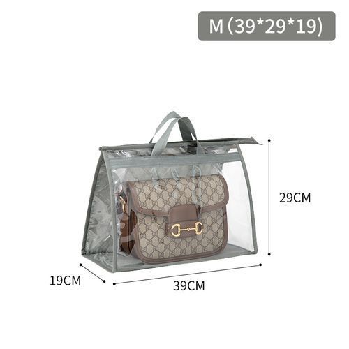 Handbag Storage Bag Dust-proof Transparent Bag With Zipper And Handles