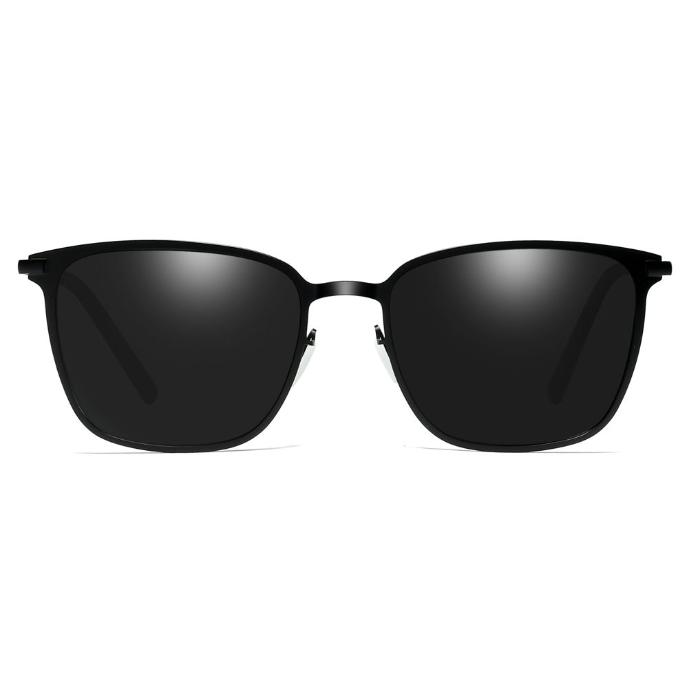 Square Polarized Sunglasses Metal Frame Sun Glasses For Men