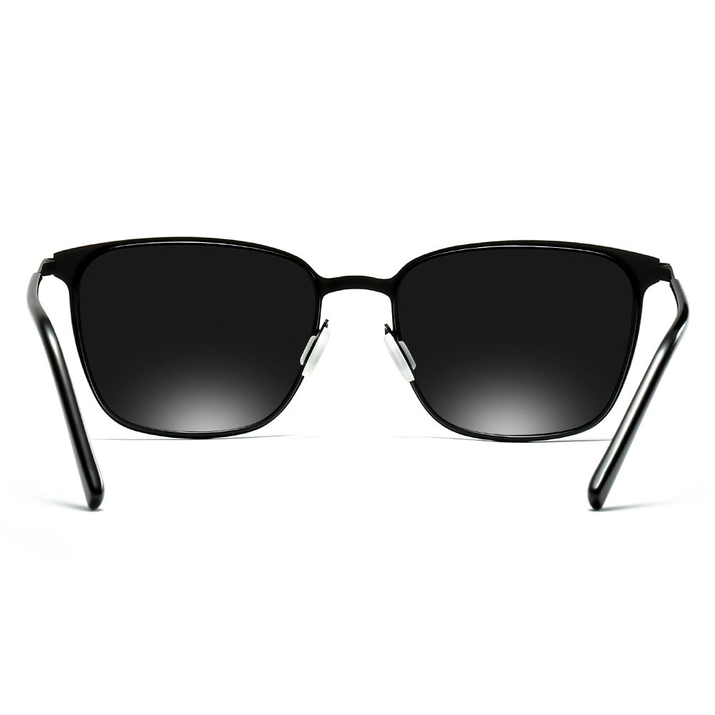 Square Polarized Sunglasses Metal Frame Sun Glasses For Men
