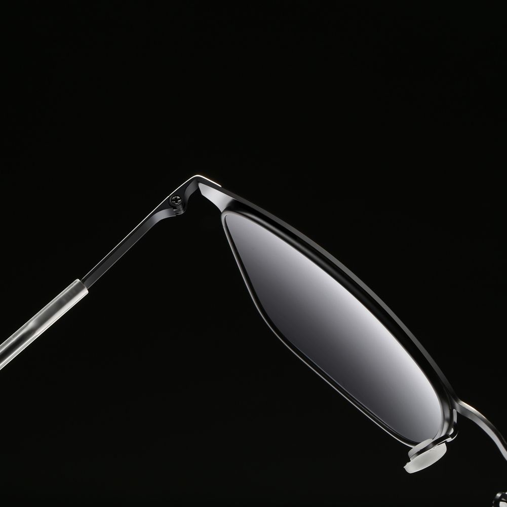 Square Polarized Sunglasses Metal Frame Sun Glasses For Men