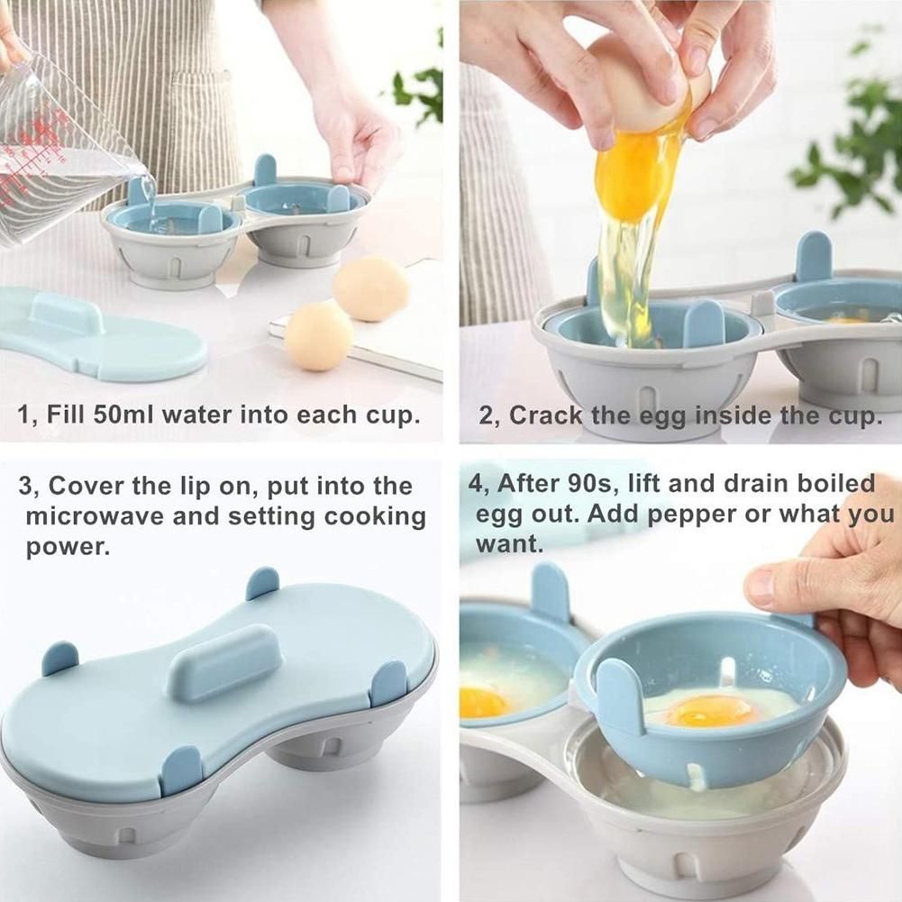 Microwave Egg Poacher,Poached Egg Cooker,Egg Maker
