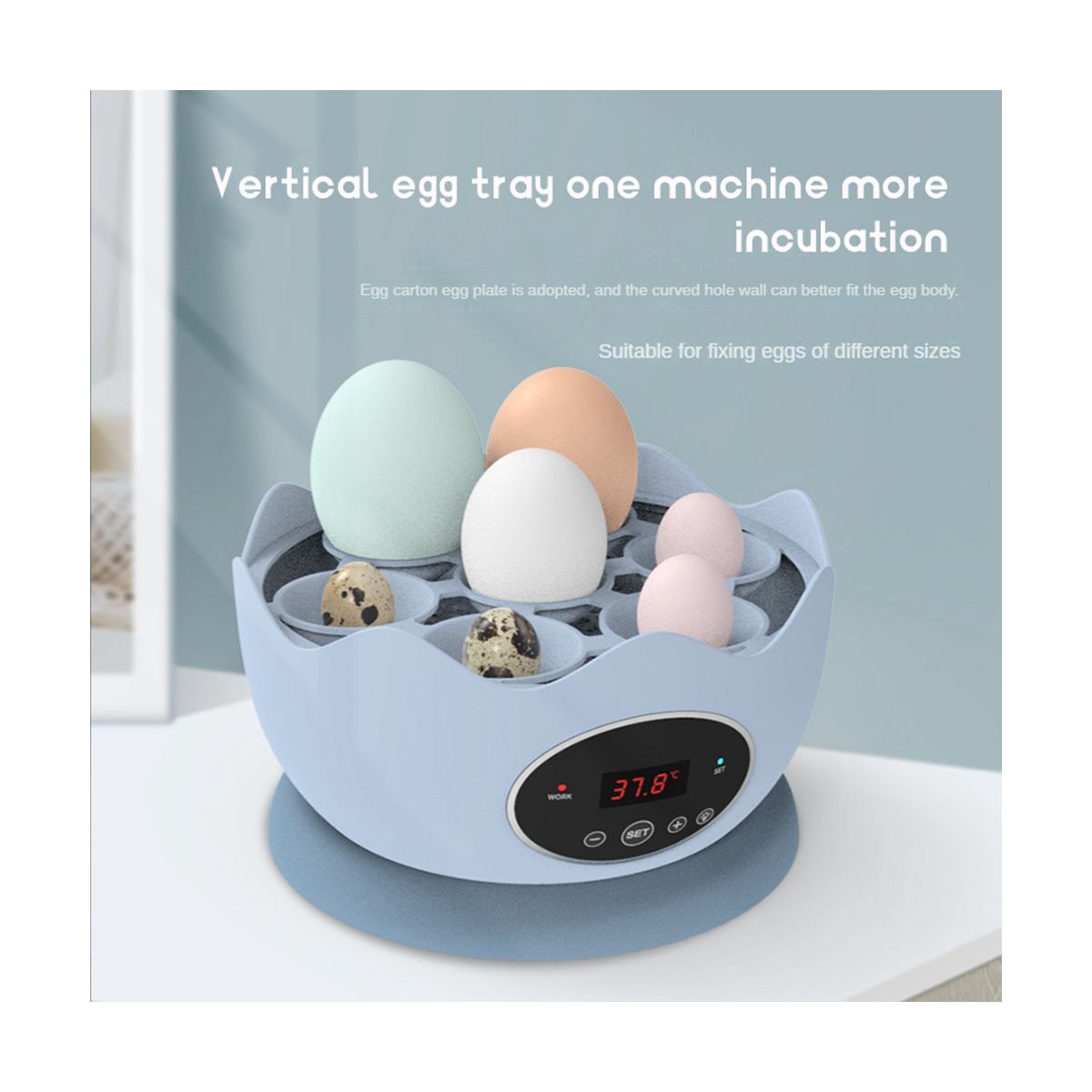 7 Eggs Household Incubator Smart Incubator Small H
