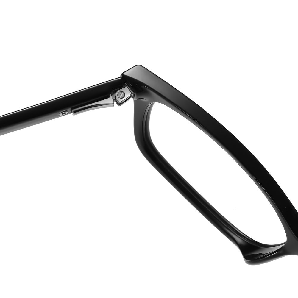 Photochromic Computer Glasses Rectangle Eyewear- Shiny Black