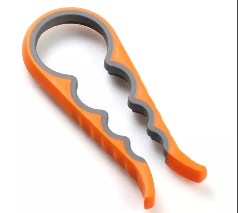 4in1 Multi Bottles Jar & Kitchen Cans Opener - Orange