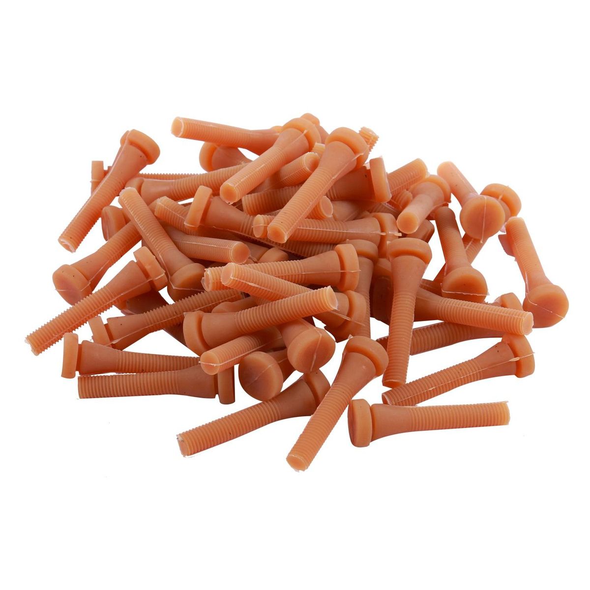 50Pcs Rubber Hair Removal Stick Chicken Geese Poultry Plucking Finger Plucker Picker for Ducks Durable Wear Resist Rod Quail