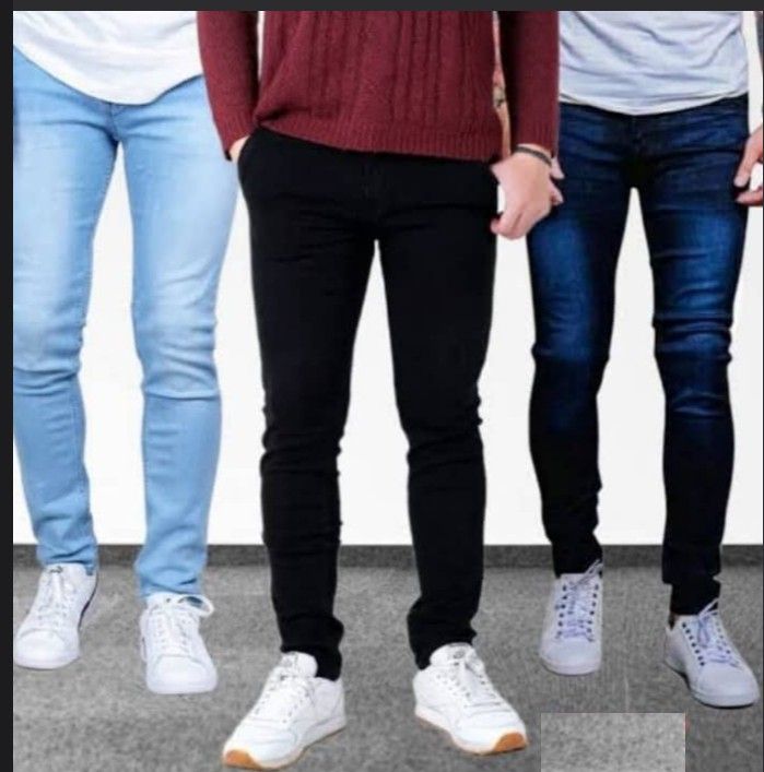 3 In 1 Men STOCK Jeans- Black/Blue/Wash Blue