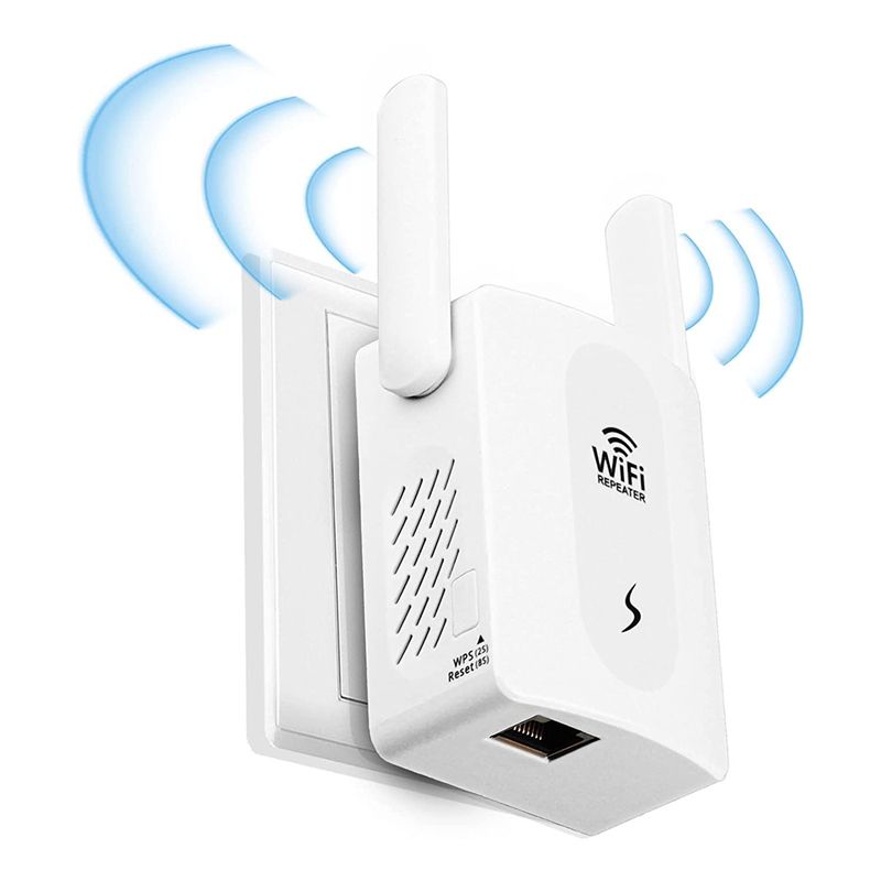 WiFi Extender Booster WiFi Signal Booster Single Band WiFi Range Extender Wireless Signal Booster & Repeater - US Plug