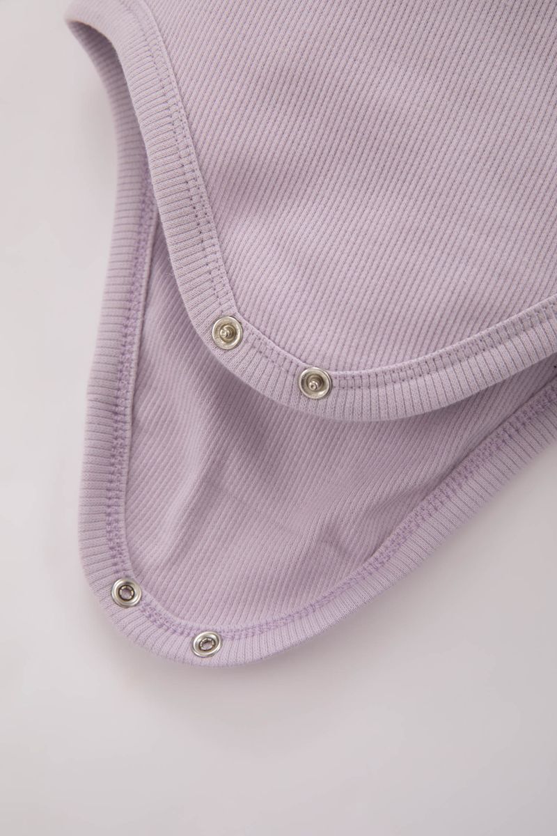 2 Piece BabyGirl New Born Regular Fit Bike Neck Knitted Set - Purple