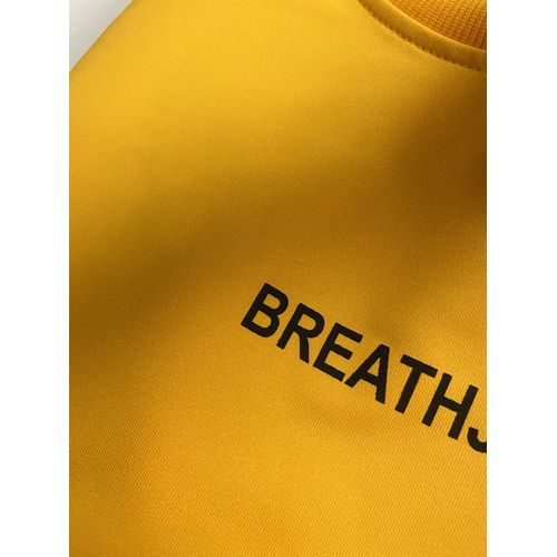 Mens 2 In 1 Sets Tracksuits Long Sleeve  Joggers Sweatshirt Sportswear-Yellow