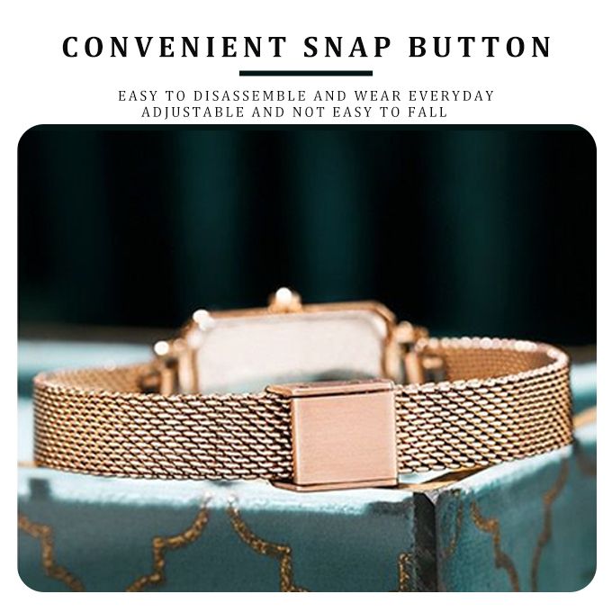 2 In 1 Women Female Fashion Quartz Wrist Watch Bracelet Set