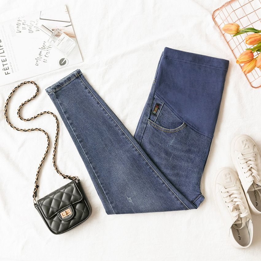 Maternity Pregnancy Jeans Maternity Jean Pants For Pregnant Women Elastic Waist
