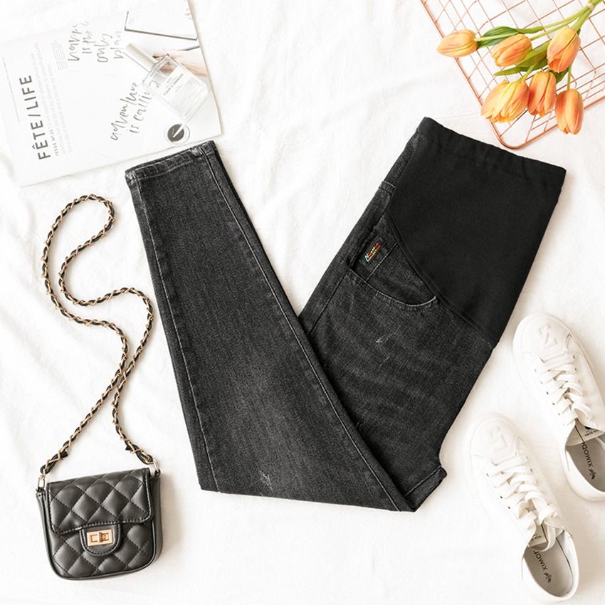 Maternity Pregnancy Jeans Maternity Jean Pants For Pregnant Women Elastic Waist