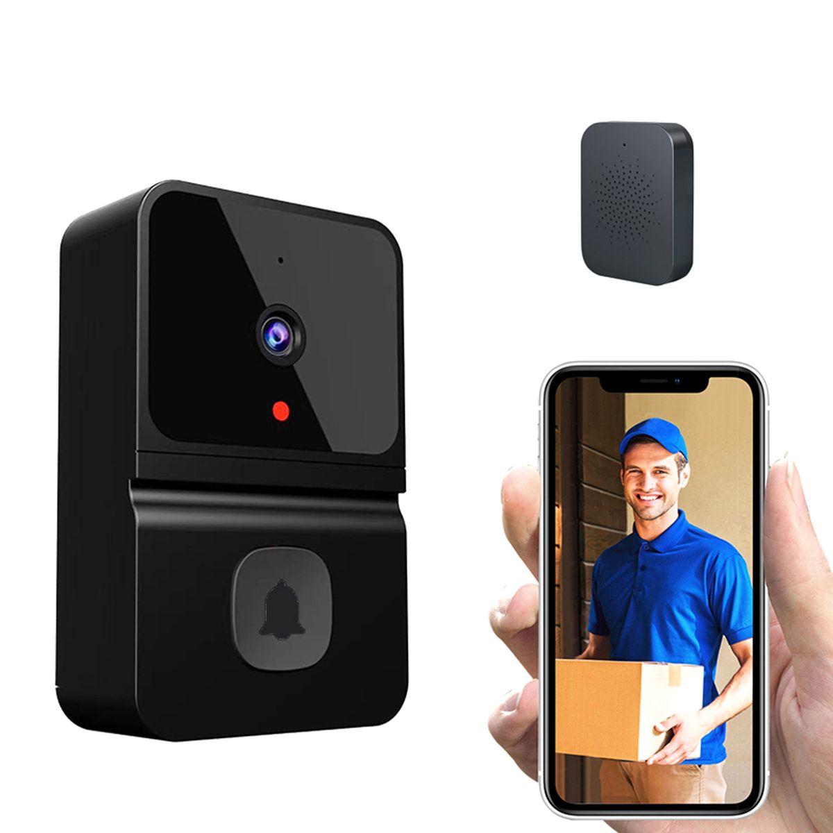 Wireless Video Doorbell Camera Smart Doorbell With 450P