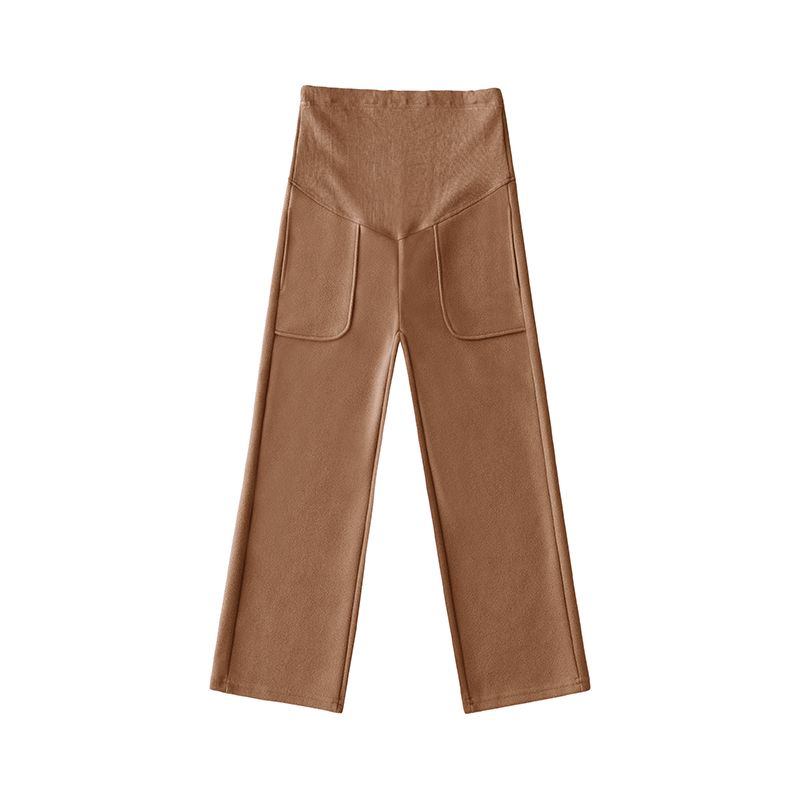 Ankle-length Maternity Wide-leed Trousers Fashion Loose Pregnancy Straight