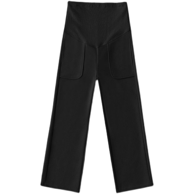 Ankle-length Maternity Wide-leed Trousers Fashion Loose Pregnancy Straight