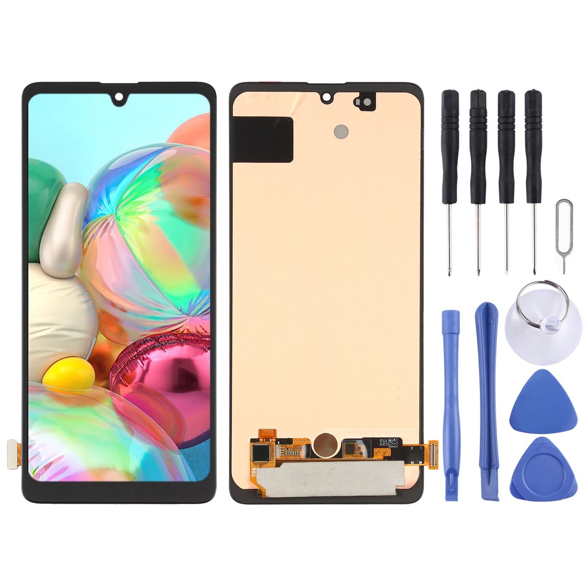 OLED Material LCD Screen And Digitizer Fullembly For Samsung Galaxy A71 SM-A715 (6.39 Inch)