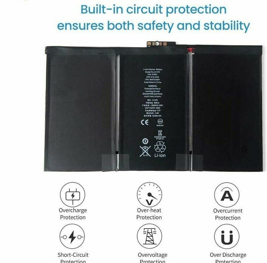 REPLACEMENT BATTERY FOR IPad 3 & IPad 4 Battery