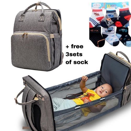 Multi-Function Baby Bed And Diaper Bag Backpack