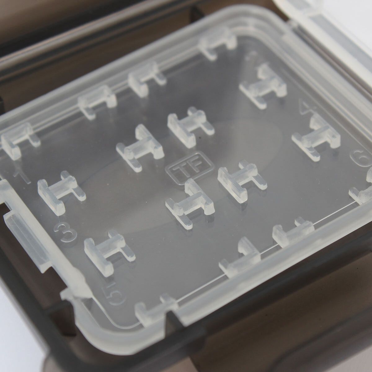 8 In 1 Memory Card Storage Box Secure Holder Plastic Case 1xMS 1xSD 6xTF