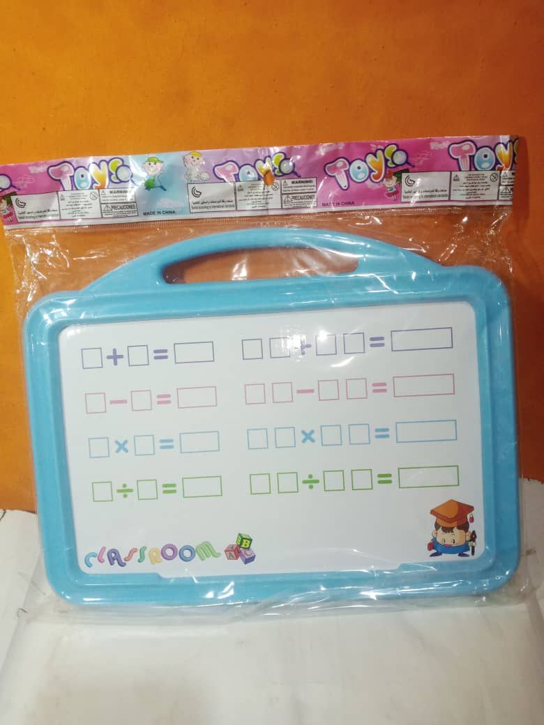 Kids Learning Board + Pen + Eraser + Duster + Handle