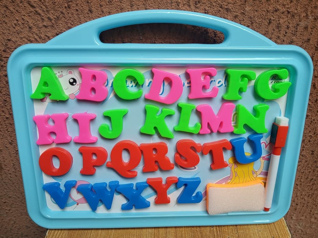 Kids Learning Board + Pen + Eraser + Duster + Handle