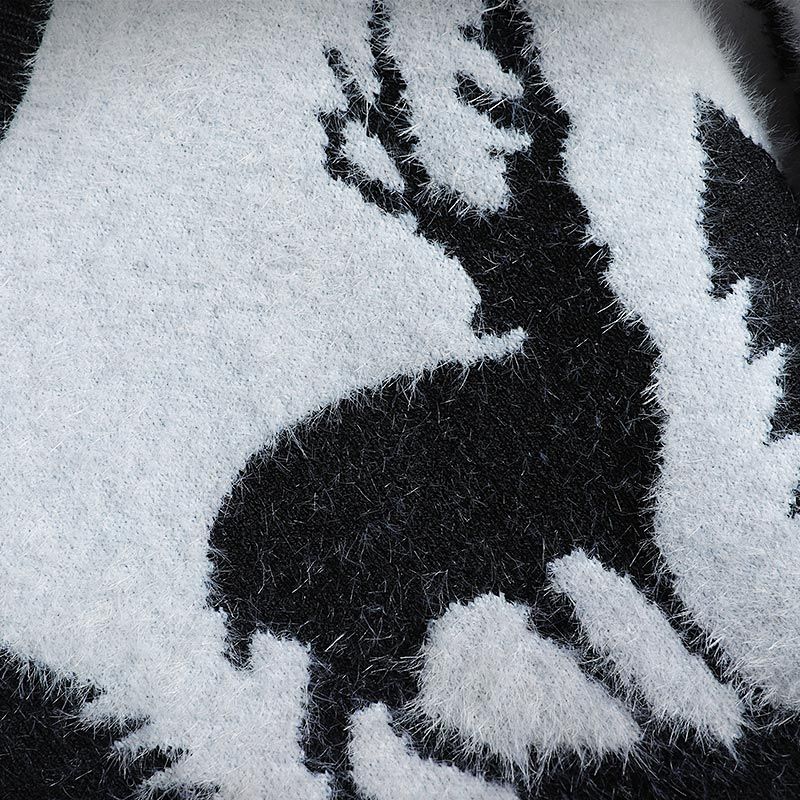 Men  Autumn Winter Casual Christmas Tree Deer Pullover