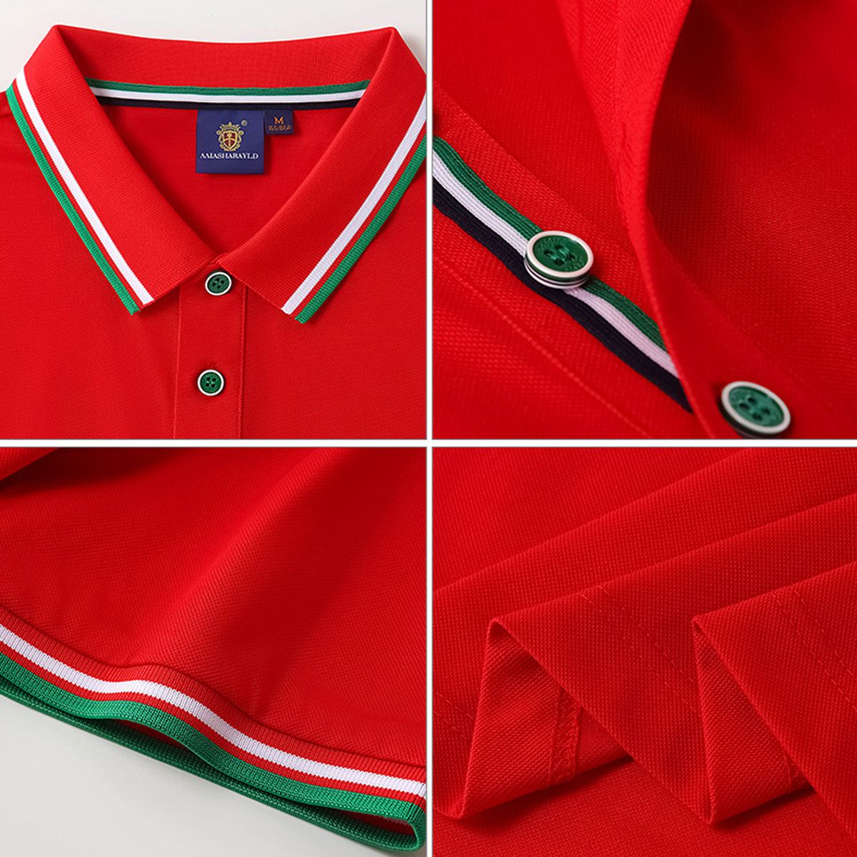 Polo T-shirt Breathable Fashionable And Comfortable - Red