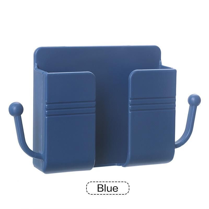 1PC Wall Mount Phone Holder Blue