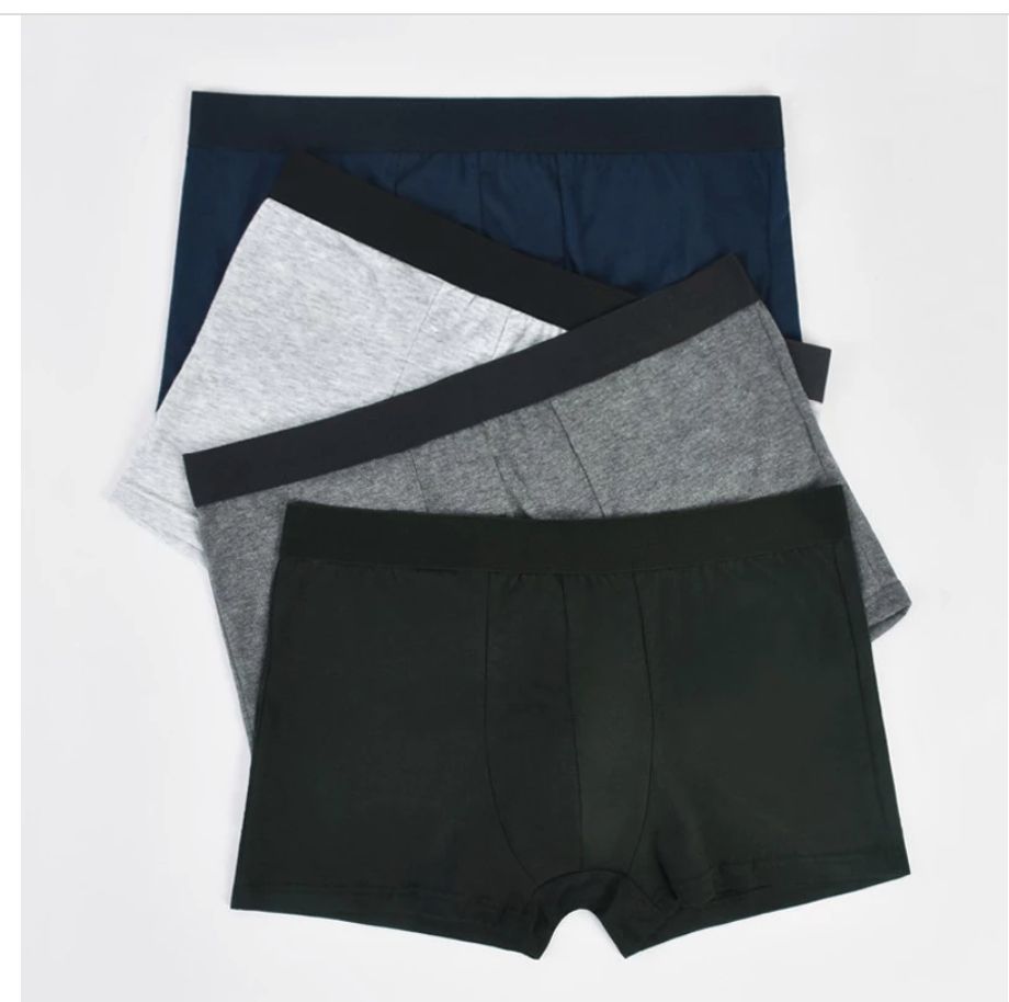4pcs Men Underwear Boxers Panties Comfortable Soft
