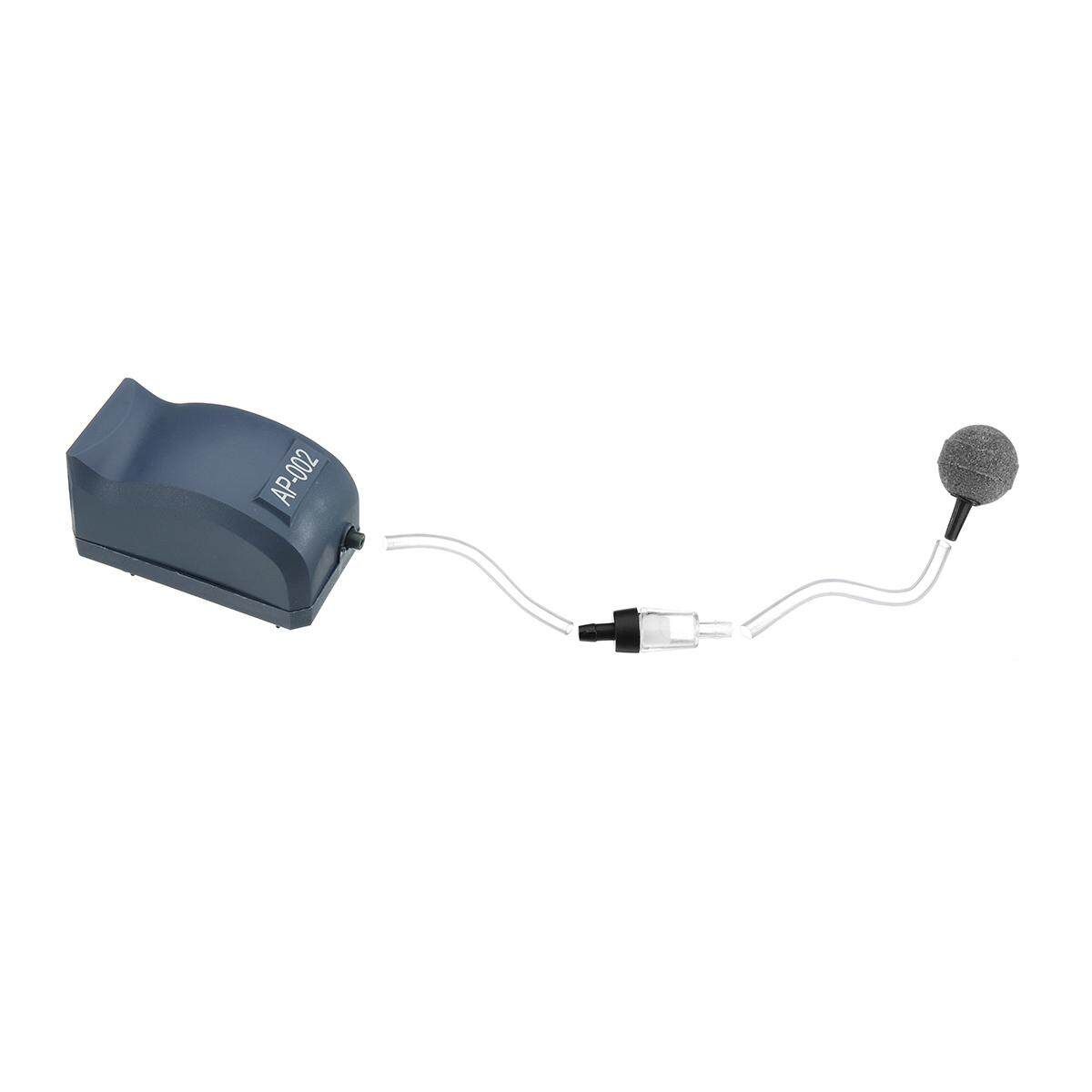 Mrosaa Ultra Silent Aquarium Air Pump #1.5W Single Hole + Airstone Set 1.5W Single Hole   Gas Stone Package