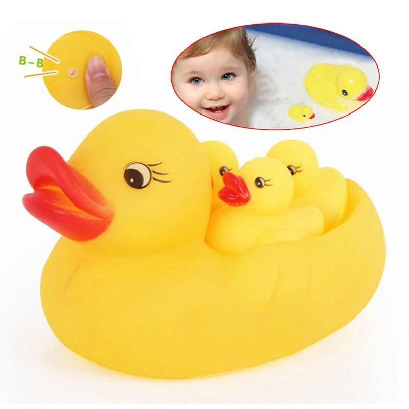 Small Children Toy -Duck With Squeeze Sound (3pc)