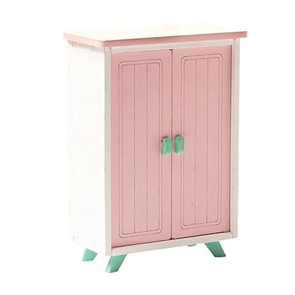 Wooden Dollhouse Furniture Set Mini Bedroom Model Toys For