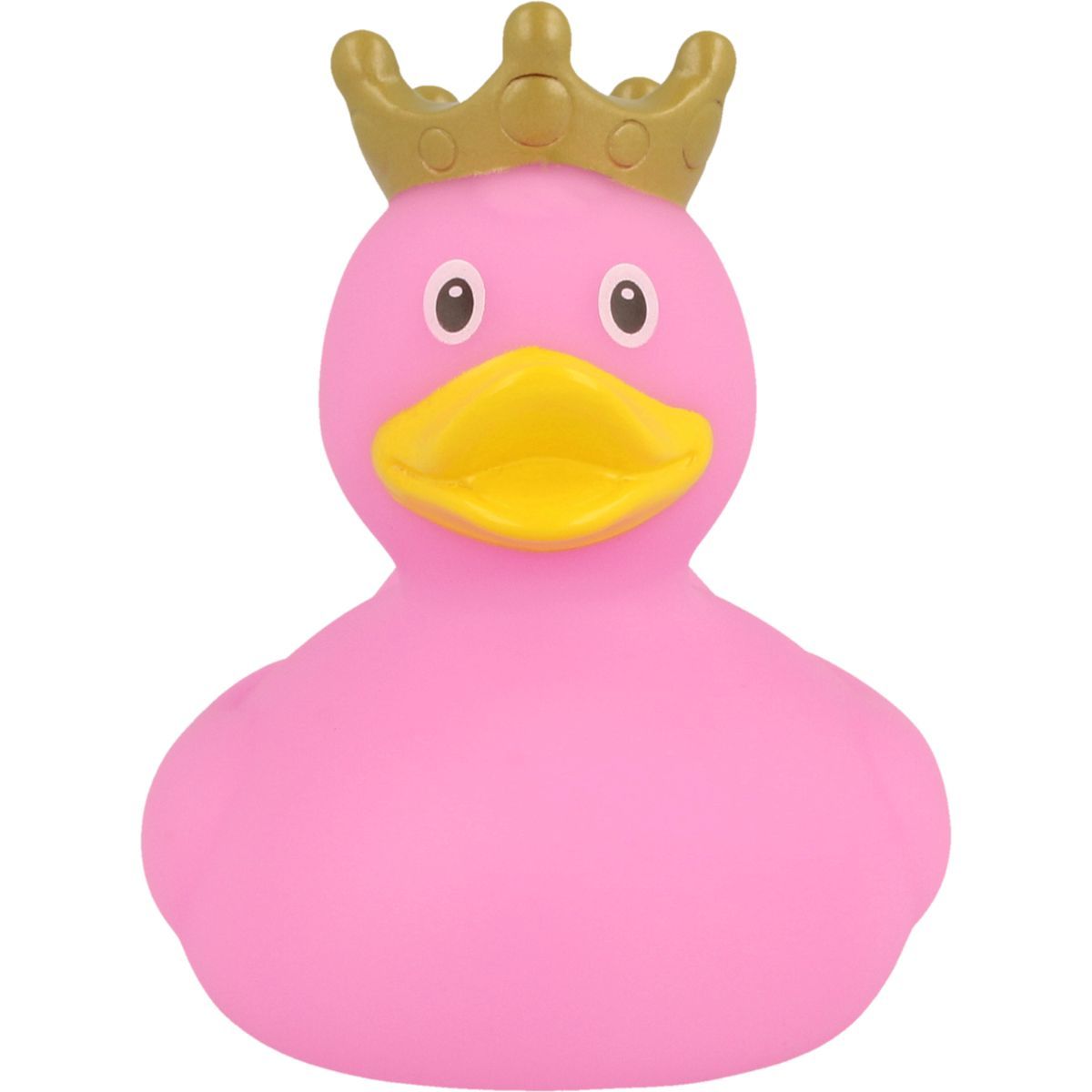 Lilalu-Bath Toy-Mini Rubber Duck With Crown -Pink