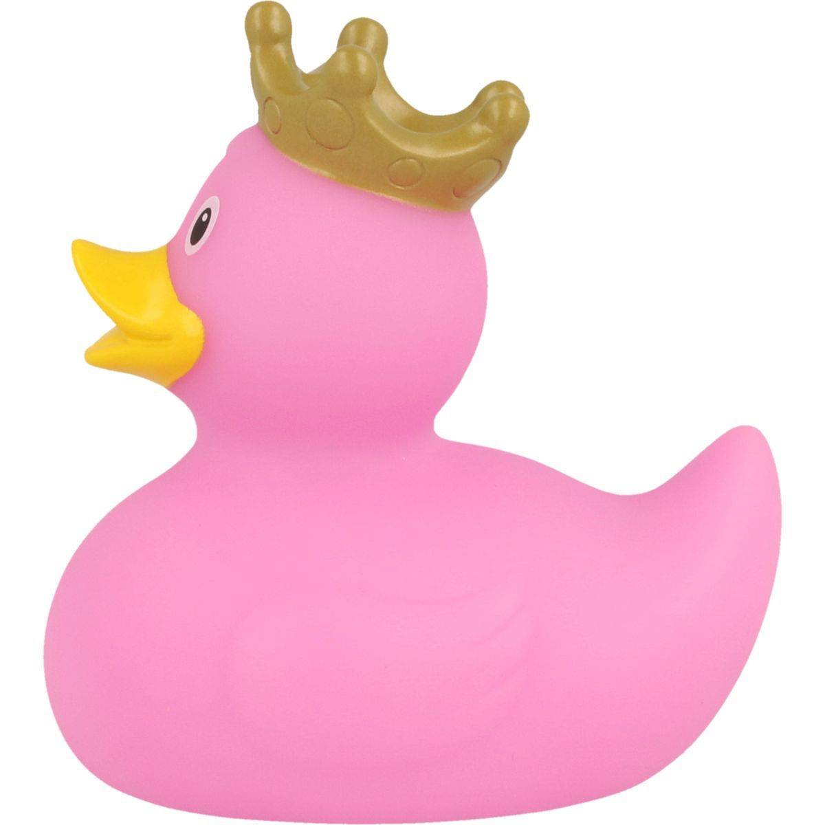Lilalu-Bath Toy-Mini Rubber Duck With Crown -Pink