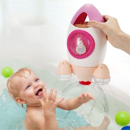 ROCKET-ROTATING TOY FOR BABY BATHROOM WATER SPRAY USE BOY HAIR 19QF