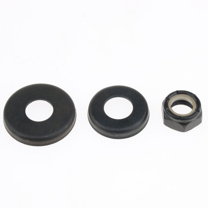 4pcs Skateboard Replacement  Bushings Washers Cup Nuts Shock Black