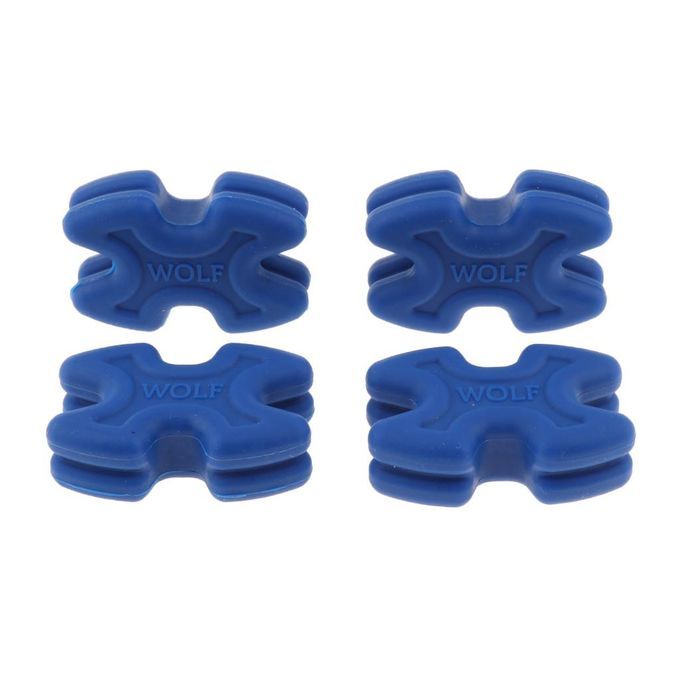 4Pcs Archery Compound Bow Stabilizer Vibration Limb Damper Shock Blue