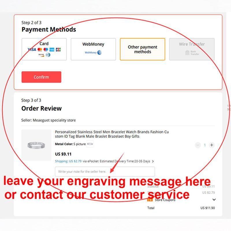 Personalized Stainless Steel Men Bracelet Bangle Engraved Fashion Custom ID Male Braslet Brazelaet Boy 7.7Inch 8.3Inch Dropship